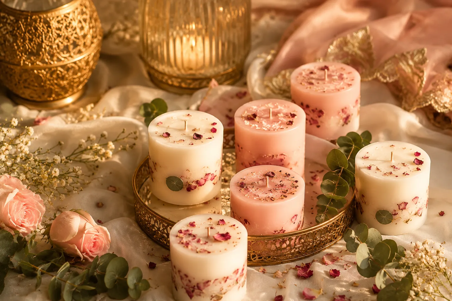 Customized celebration candles for weddings nikah and events Pakistan