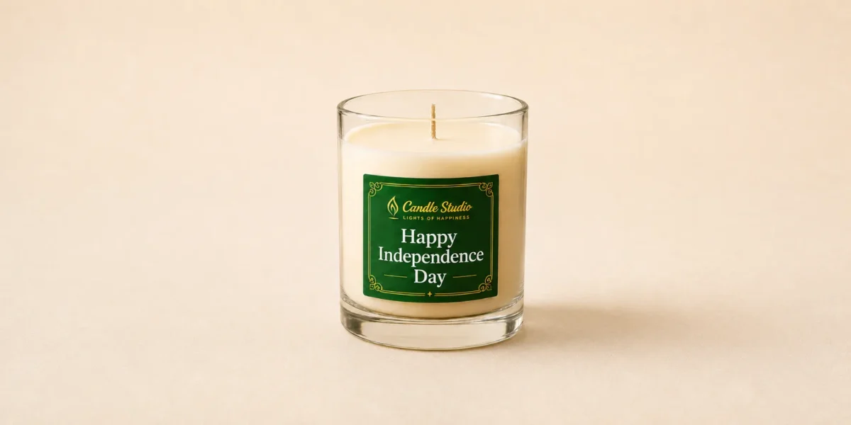 Independence Day themed scented candles collection - Candle Studio Pakistan